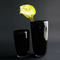 ガラス花瓶 プルミエールグラス1ブラック M